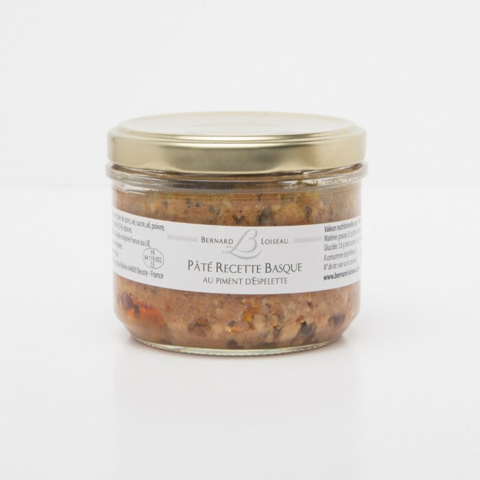 Pâté recette basque au piment d'Espelette