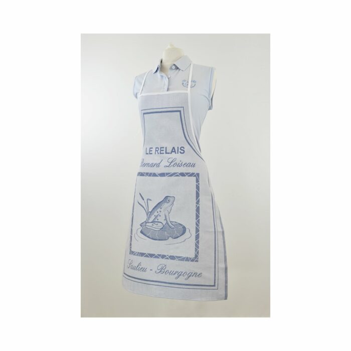 tablier jacquard grenouille